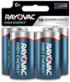 Rayovac - High Energy D Batteries (4 Pack), Alkaline D Cell Batteries