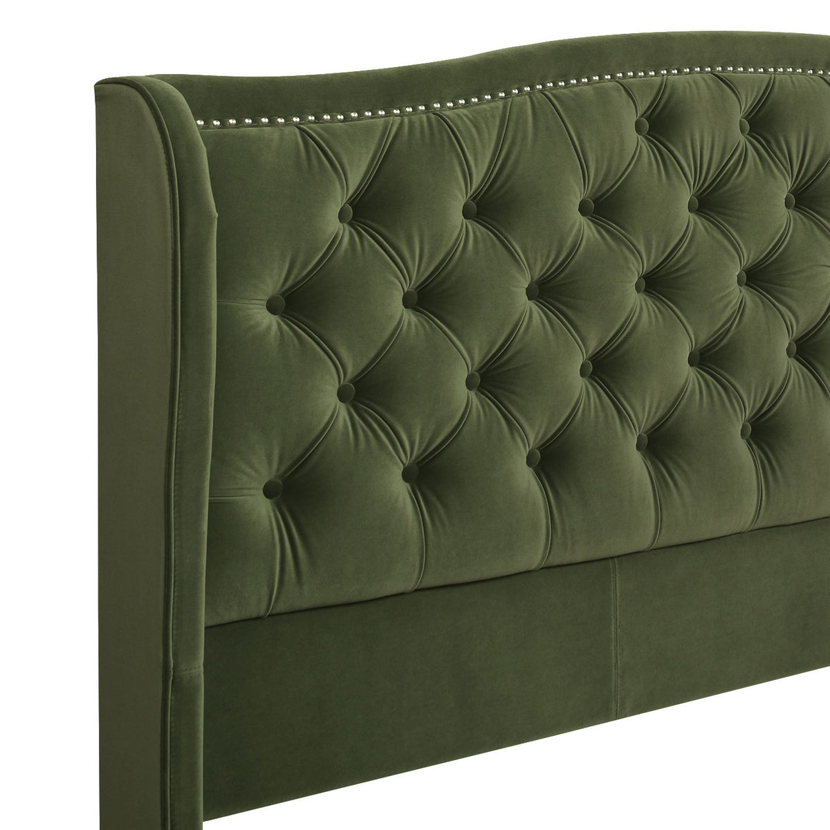 Marcella - Upholstered Shelter Headboard Bed