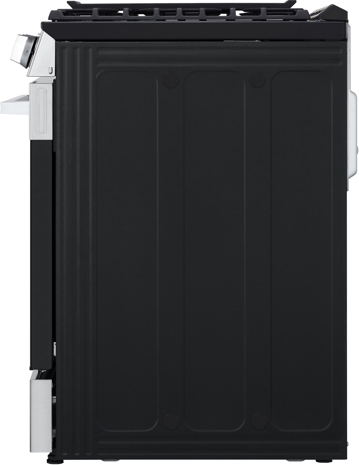 LG - 30-in Wide 5.8 Cu. Ft. Slide-In Gas True Convection Smart Range with 5 Burners, Air Fry and UltraHeat 20K Burner - Stainless Steel
