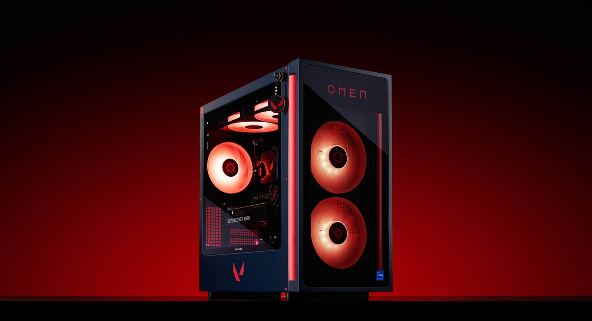 HP OMEN - 35L VALORANT Ltd. Ed. Gaming Desktop - Intel Core i7-14700F 2024 - 16GB Memory - NVIDIA GeForce RTX 5060 Ti - 1TB SSD - Navy
