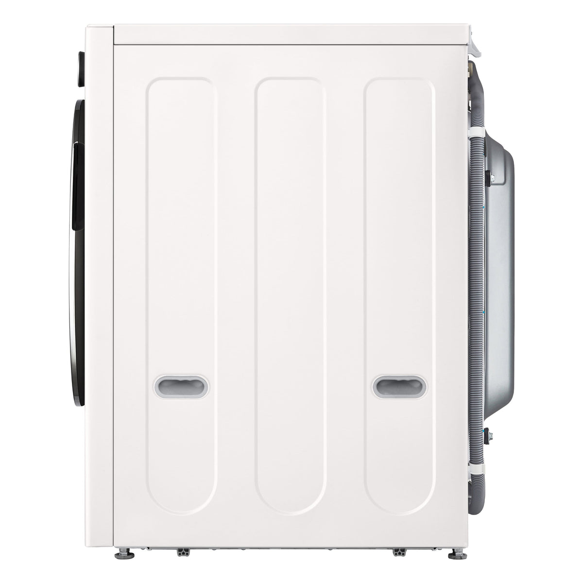 LG - 5.0 Cu. Ft. High-Efficiency Stackable Smart Front Load Washer with Steam and TurboWash 360° - Alpine White