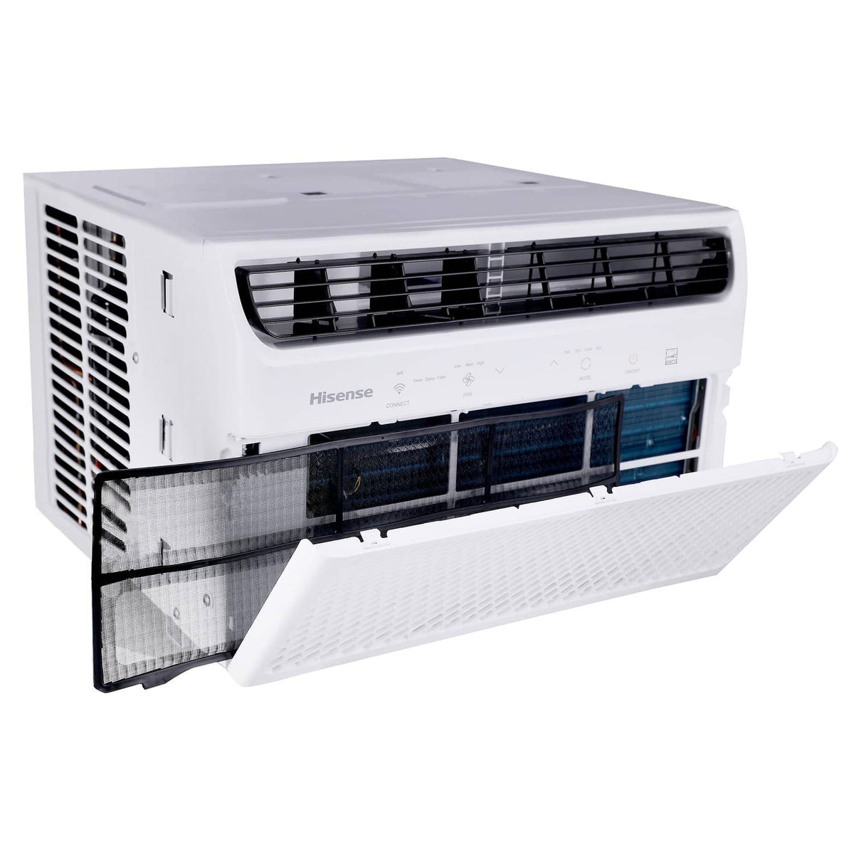 Hisense - 10,000 BTU Window Air Conditioner with Inverter Technology & ConnectLife App 450 Sq. Ft. with Remote - White