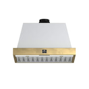 Forno Appliances - 36 inches - Externally Vented - Wall Range Hood - White