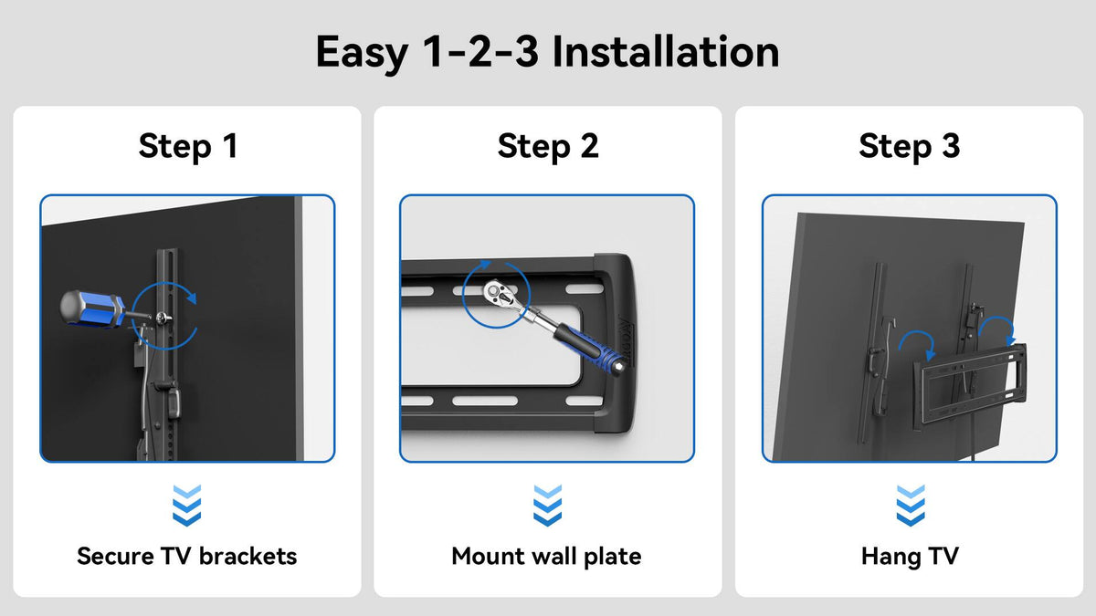 ErgoAV - 37″-86″ Tilt TV Mount - Black
