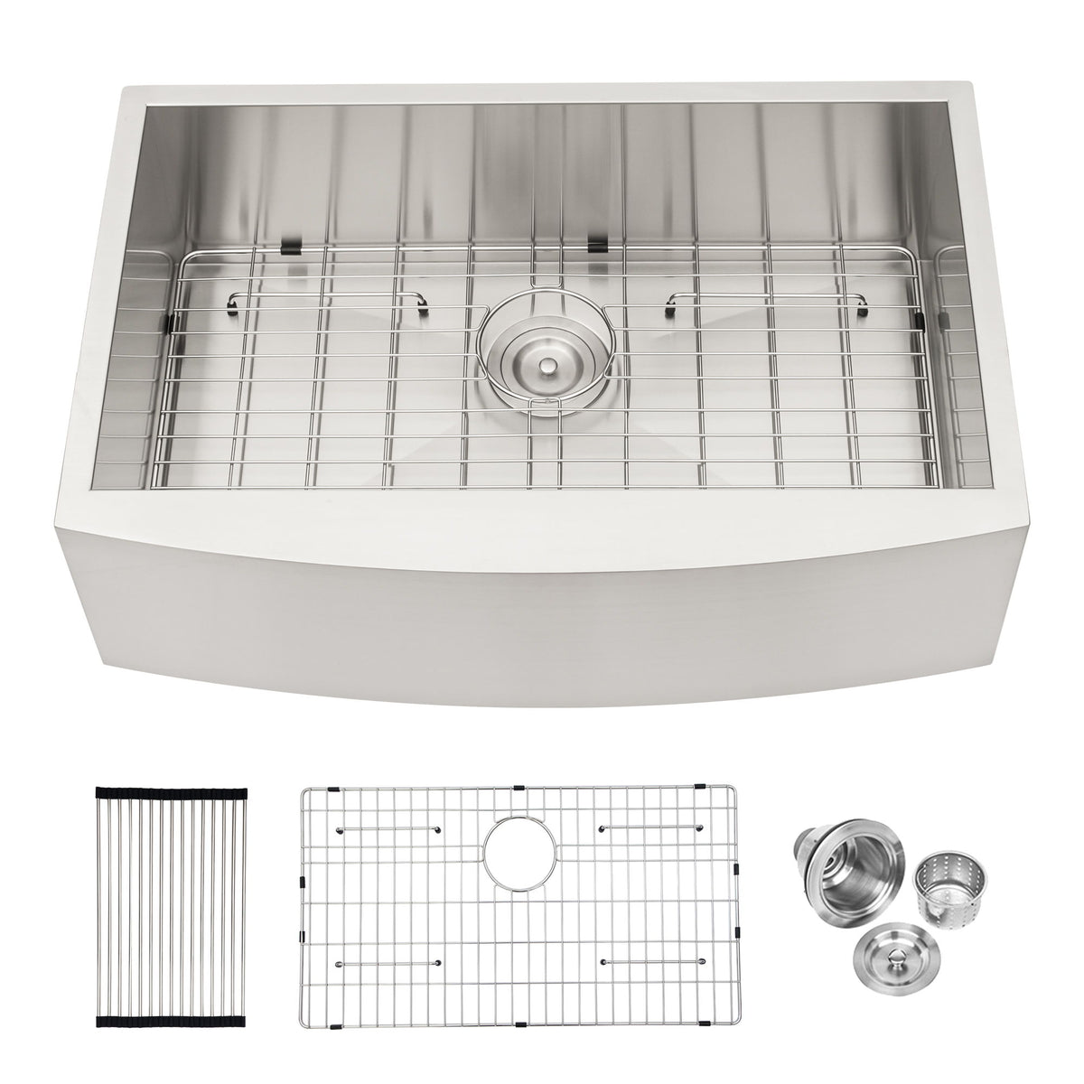 Farmhouse Kitchen Sink Stainless Steel Apron Front