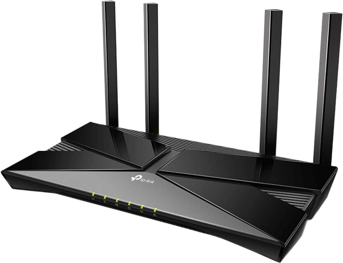 TP-Link - Archer AX1500 Dual Band Wi-Fi 6 Router - Black