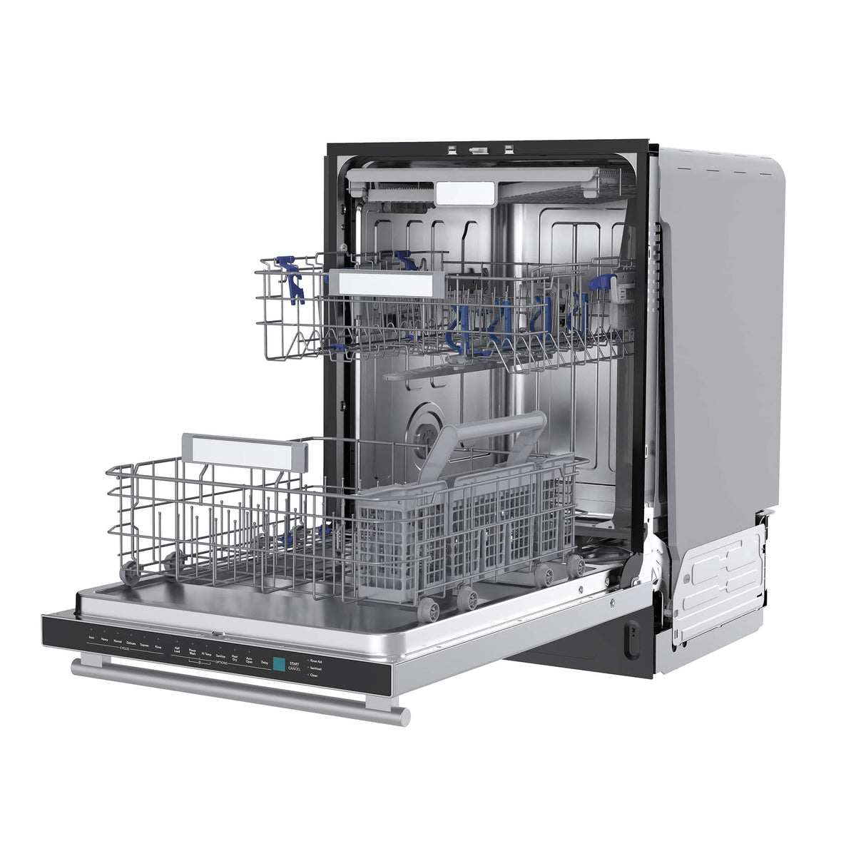 Forno Appliances - Stella 24" Top Control Built-In Stainless Steel Tub Dishwasher and 44dBA - Stainless Steel