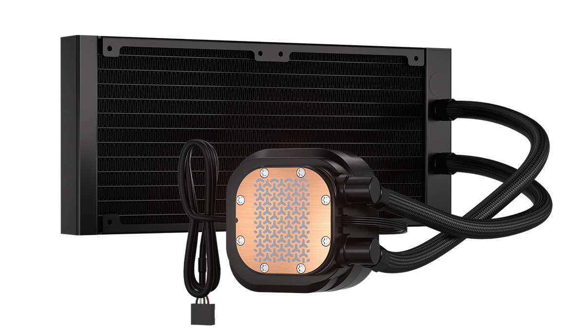 CORSAIR - NAUTILUS 240 RS LCD Liquid CPU Cooler - Black