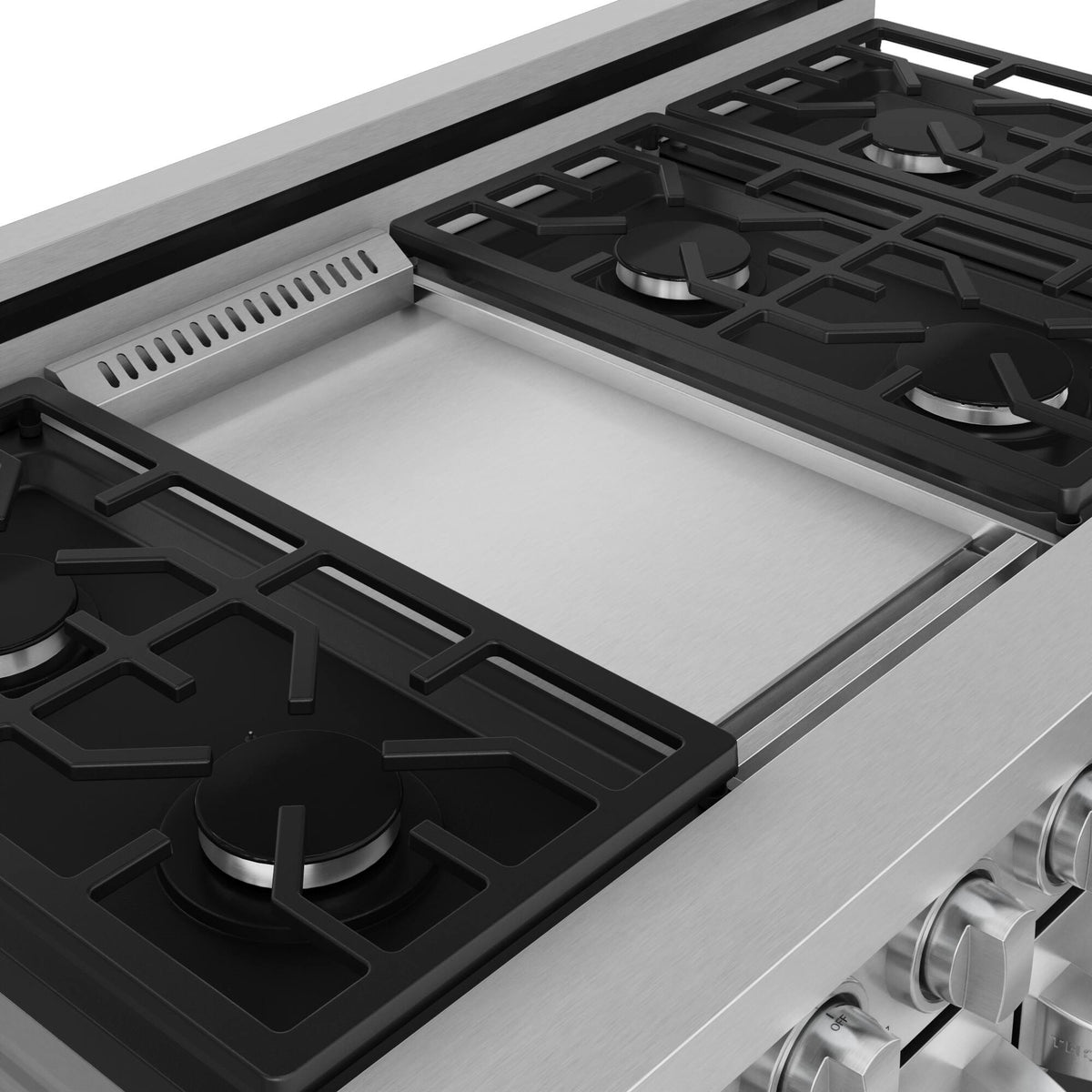 48 in. Wide 7 Burner Gordon Ramsay Series by Thor Kitchen 6.8 Cu. Ft Freestanding Gas Range - Stainless Steel