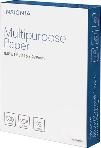Insignia™ - Multipurpose 8.5" x 11" 500-Count Paper - White