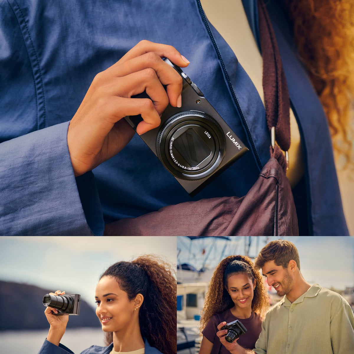 Panasonic - LUMIX ZS300 Compact Point & Shoot 4K Video Digital Camera, 15x Zoom Travel Camera - Silver