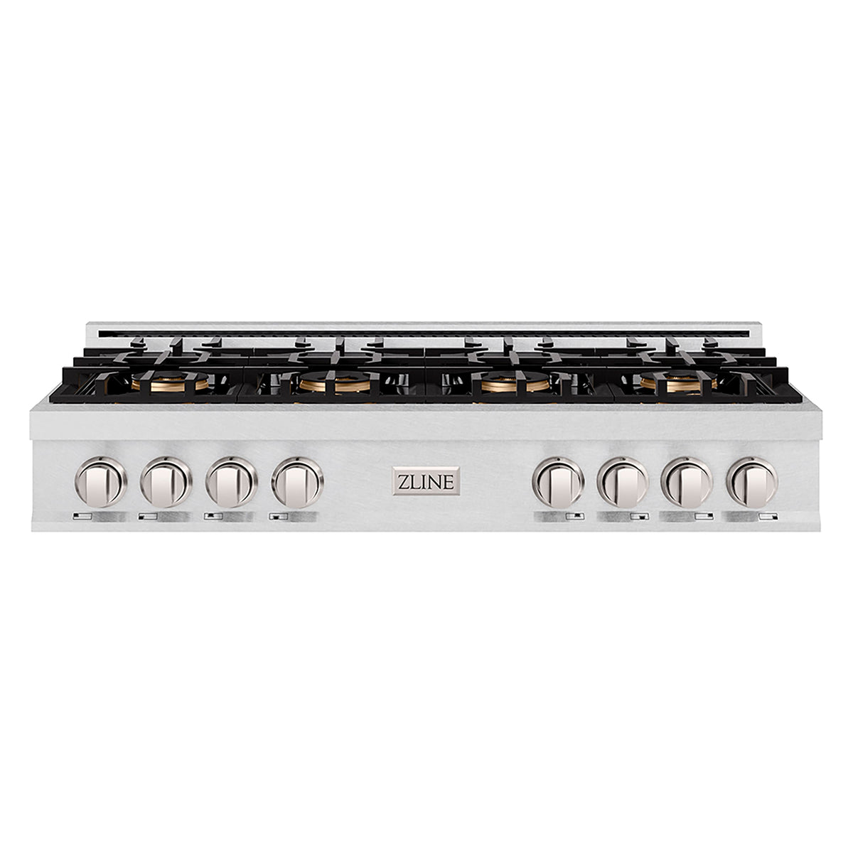 ZLINE - 48 in. Wide 8 Burner  Classic Gas Cooktop with DuoPro (PCRTS-48) - Satin Stainless Steel