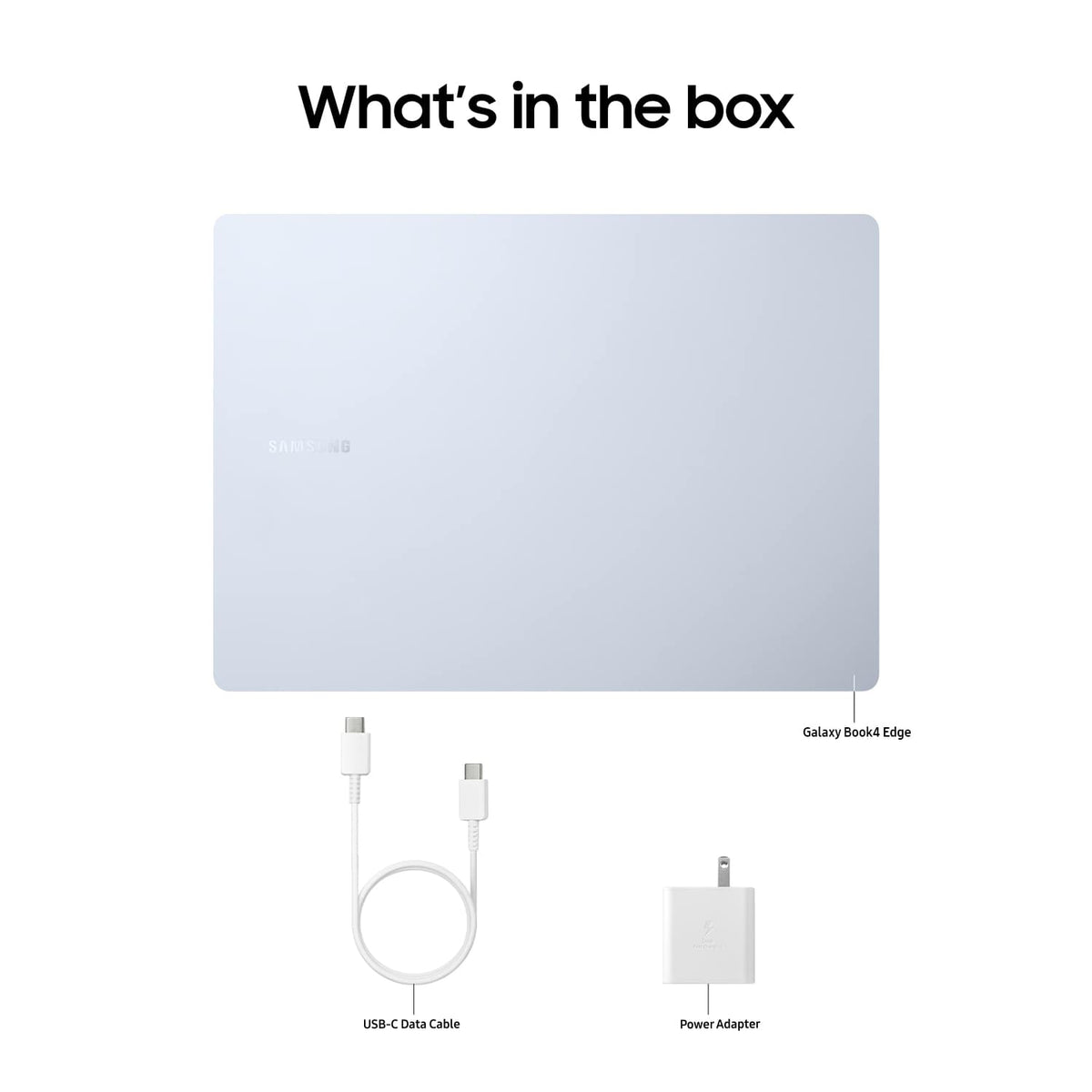Samsung - Galaxy Book4 Edge - Copilot+ PC - 15.6" LED Laptop - Snapdragon X- 16GB Memory- 512 GB Storage - Sapphire Blue