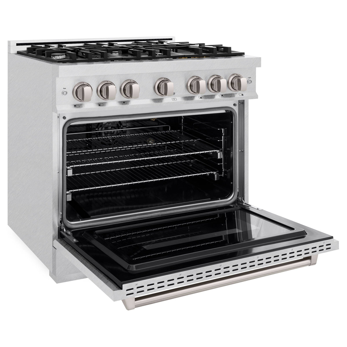 ZLINE - 36 in. Wide 6 Burner Classic Gas Range and Convection Oven (CGRS-36) - Stainless Steel