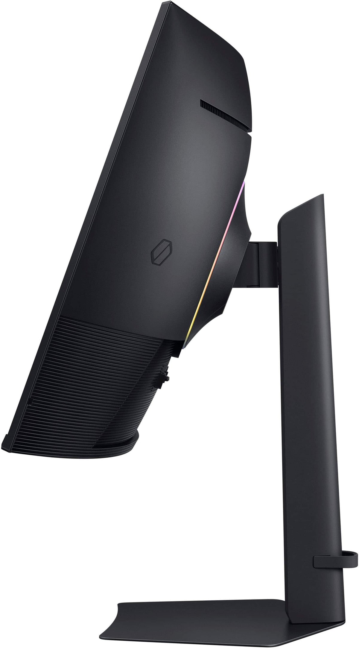 Samsung - 37" Odyssey G75F 4K 165Hz 1ms AMD FreeSync Prem Pro Curved Gaming Monitor with HDR 600 (DisplayPort, HDMI) - Black