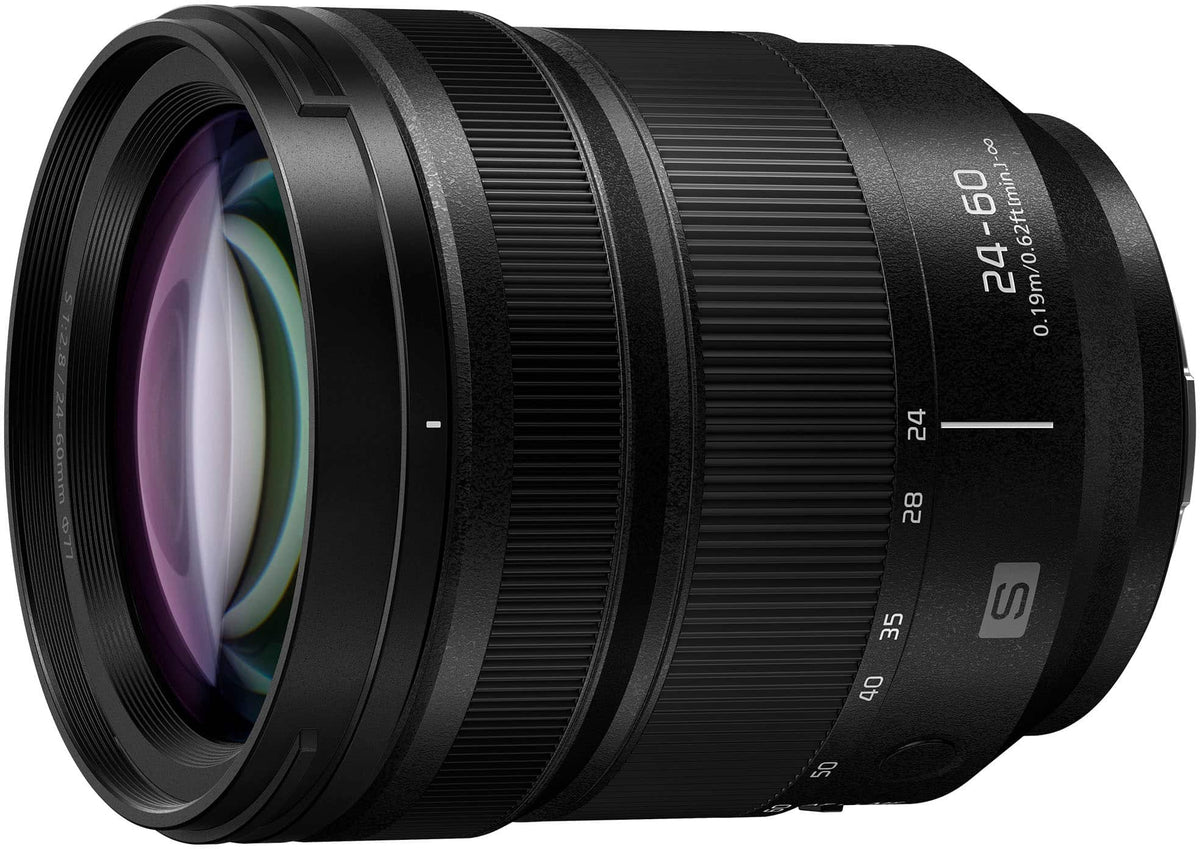 Panasonic - LUMIX S 24-60mm F2.8 L-Mount Zoom Lens for LUMIX S Series Cameras - Black