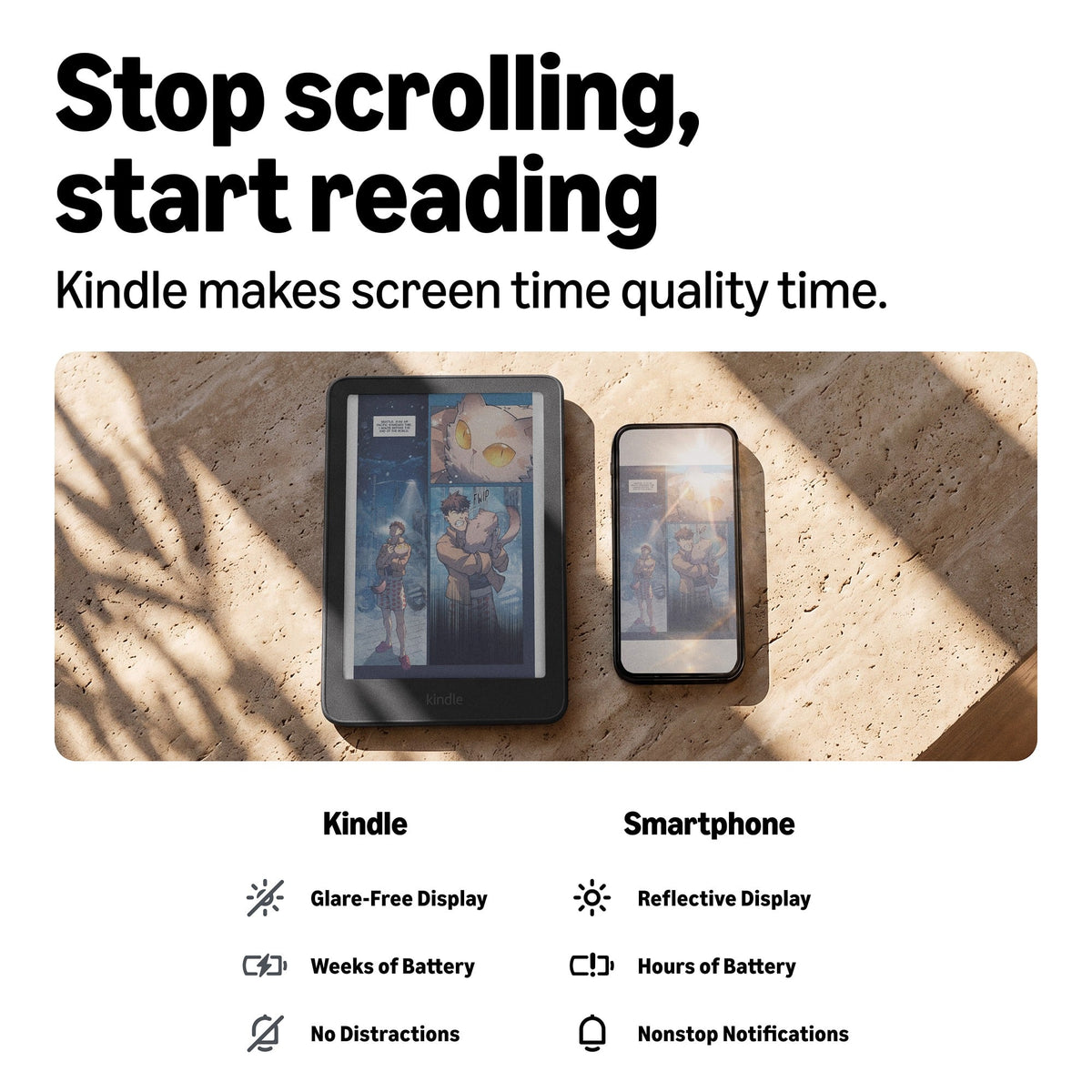 Amazon - Kindle Colorsoft 16GB (newest model), Now thinner and lighter, 7" color display, warm light - 2026 - Graphite