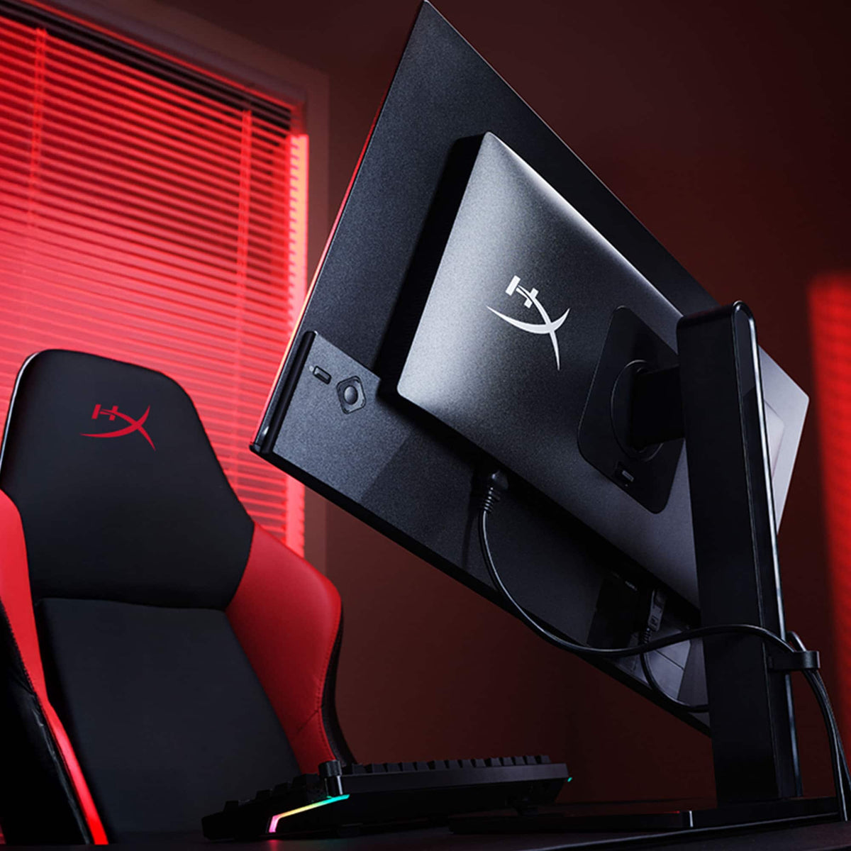 HyperX - OMEN by HP 24" IPS Full HD 180Hz FreeSync Gaming Monitor with Adjustable Height (DisplayPort, HDMI) - Black