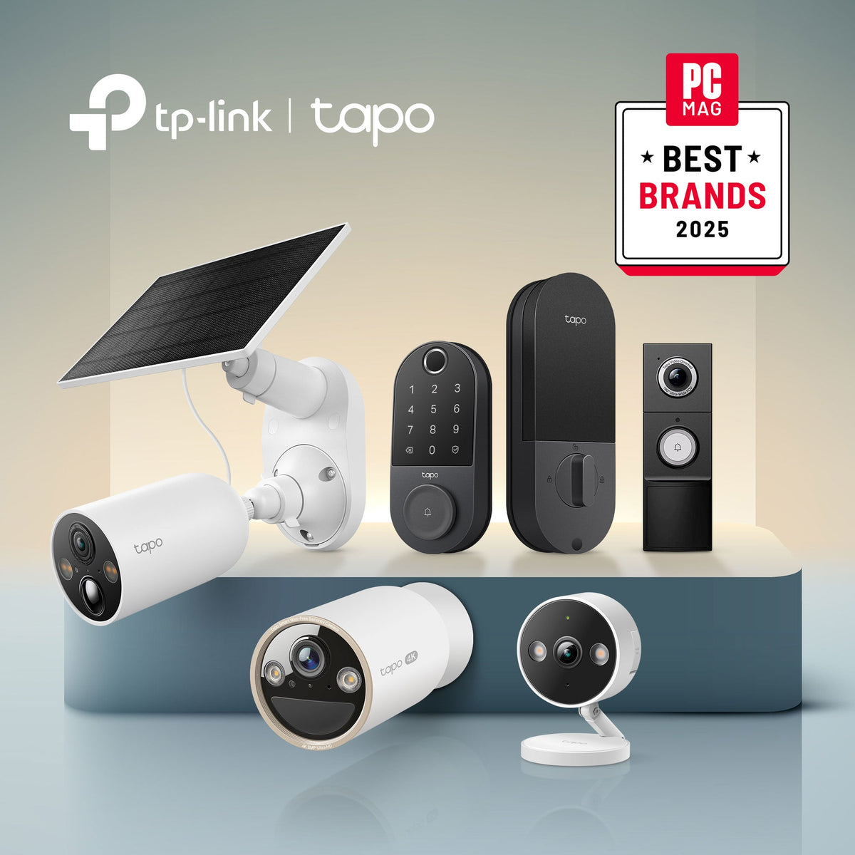 TP-Link - Tapo Smart Wi-Fi Outdoor Dual Plug - Control & Schedule Holiday Decorations & Outdoor Lights - Black