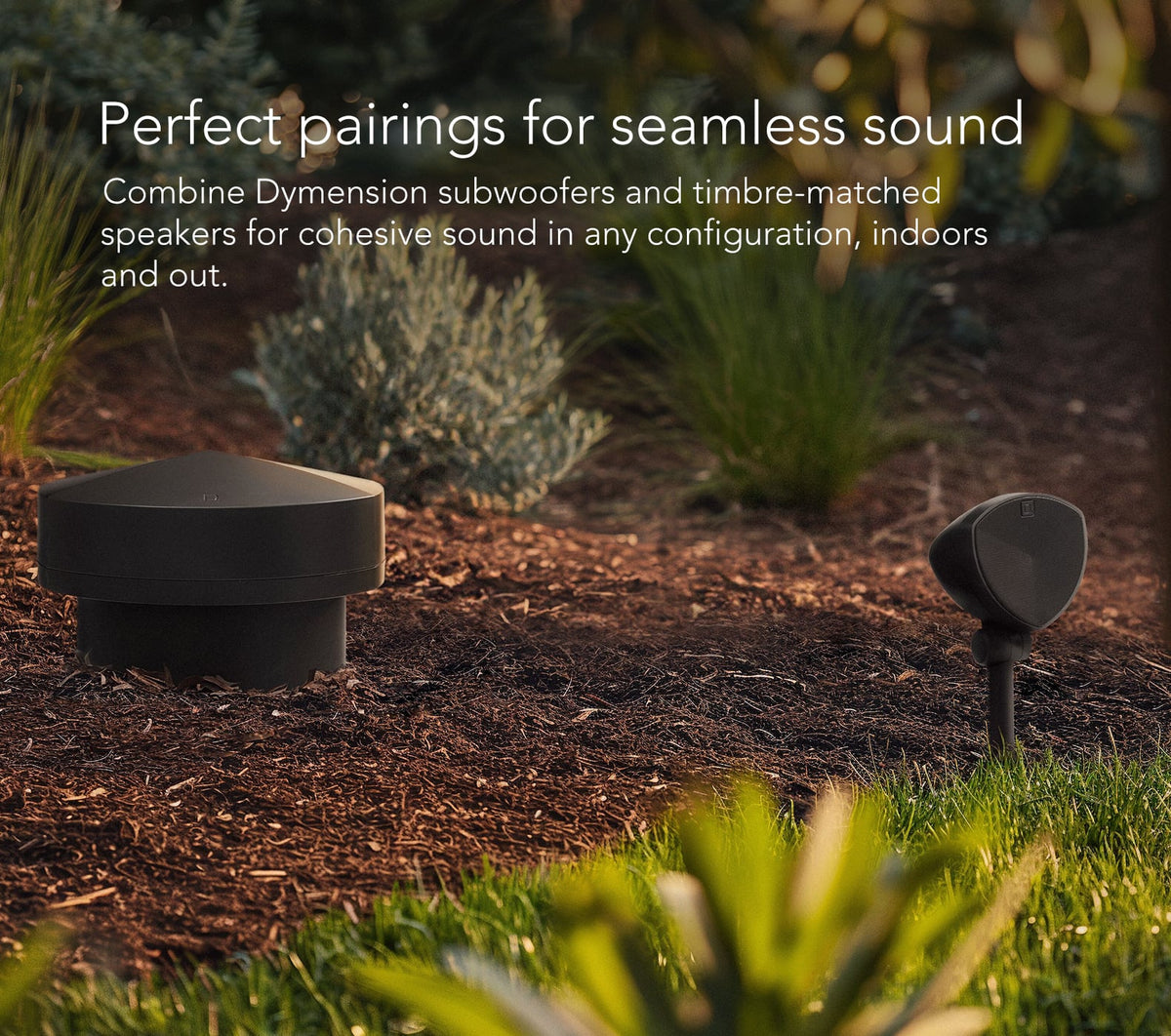Definitive Technology - Dymension 8" Outdoor Subwoofer Each - Brown