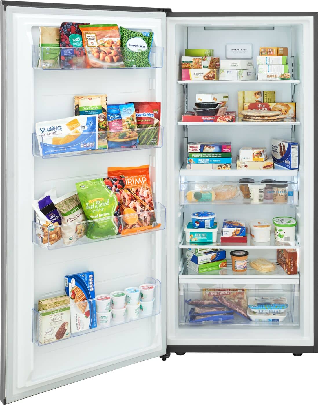 Frigidaire - 32 in. Wide 19 Cu. Ft. Single Door Freezer - Stainless Steel