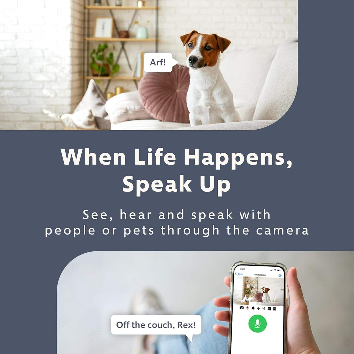 Swann - EVO 2K HD Indoor Wi-Fi Security Camera: Plug-in, motion detection, night vision, 2-way talk, local/cloud storage - White
