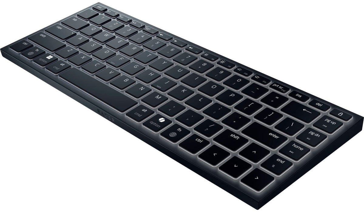 Razer - Joro Portable 75% Wireless Scissor Low-Profile Gaming Keyboard for PC and Mac with Chroma RGB Backlighting - Black