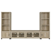 Heron - 3 Piece Entertainment Center With Adjustable Shelving