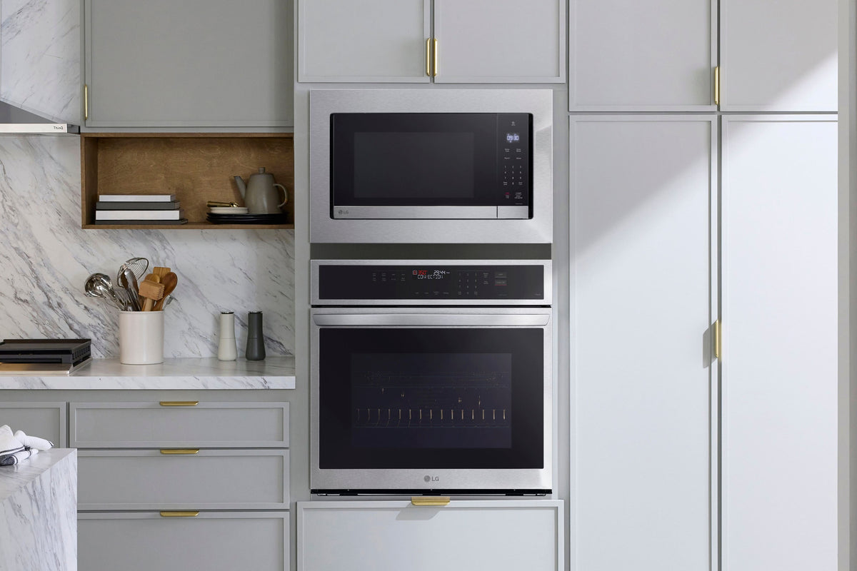 LG - 2.0 Cu. Ft. Countertop Microwave with Sensor Cooking and Smart Inverter - Stainless Steel