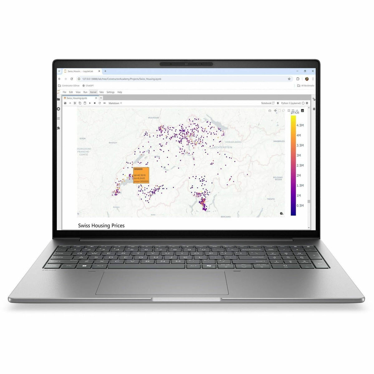 HP - ZBook 8 G2i 16" IPS 1920 x 1200 (WUXGA) Laptop - Intel Core Ultra 7 with 16GB Memory - 512 GB SSD - Meteor Silver Aluminum, Gray
