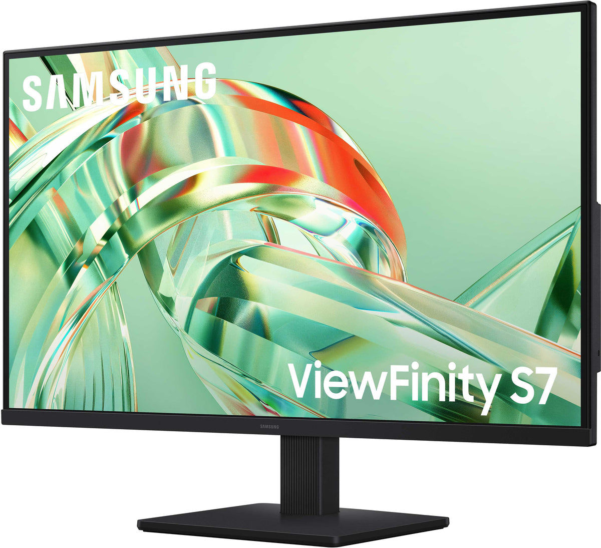 Samsung - 32" ViewFinity S7 (S71H) 4K UHD IPS High Resolution Monitor with HDR10 - Black