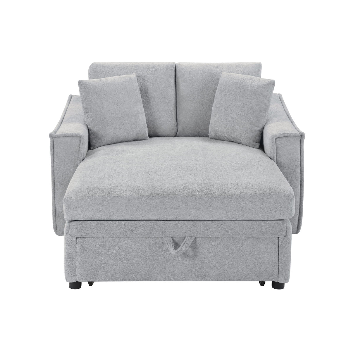 Sofá chaise longue moderno con almacenamiento oculto para sala de estar