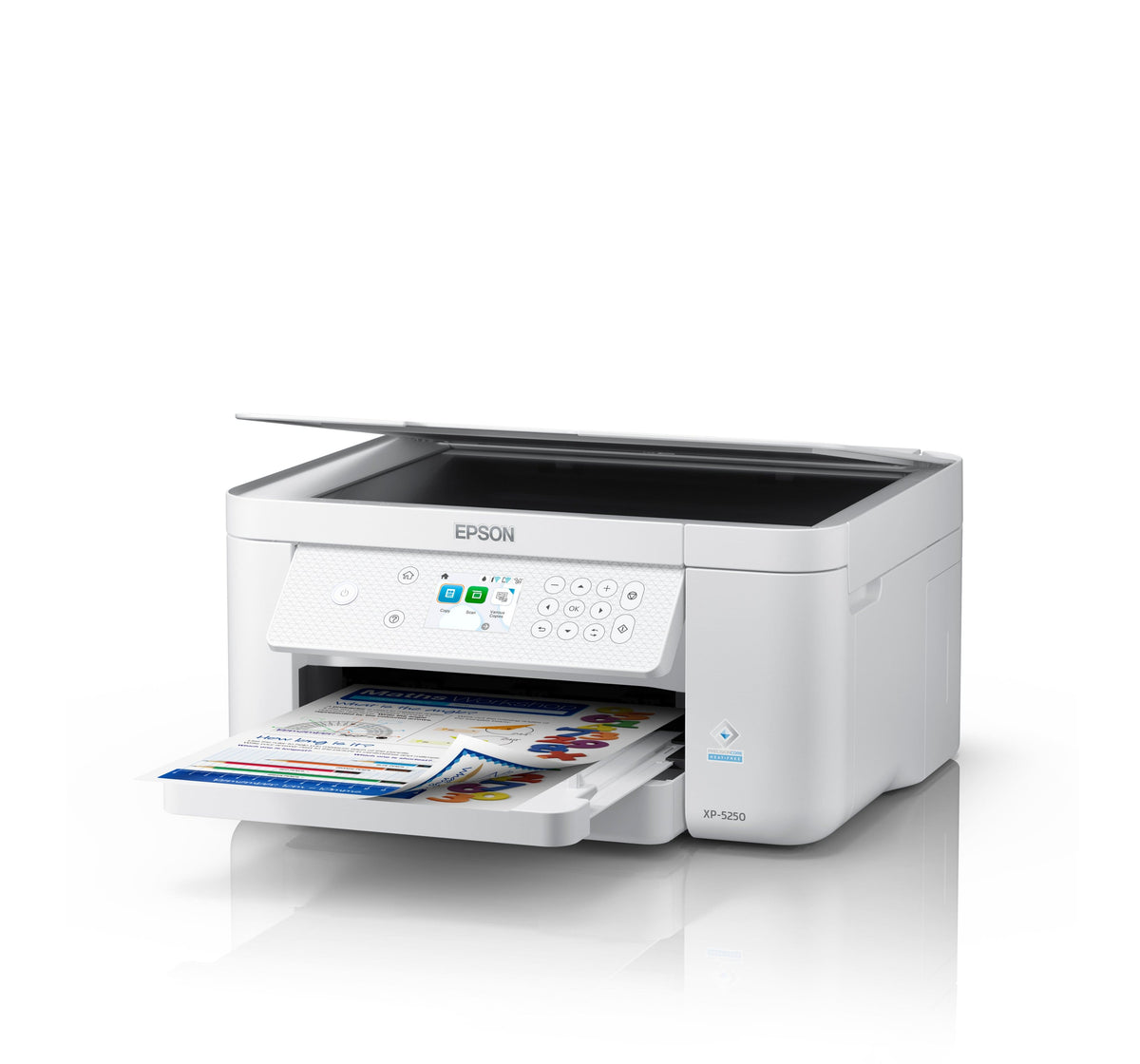 Epson - Expression Home XP-5250 Wireless All-in-One Inkjet Printer - White
