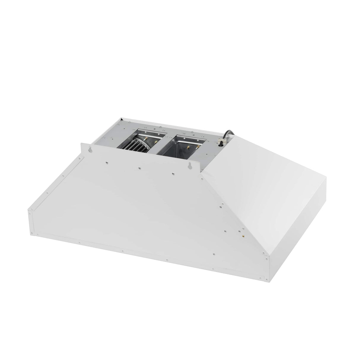 Forno Appliances - 36 inches - Externally Vented & Recirculating - Wall Range Hood - White