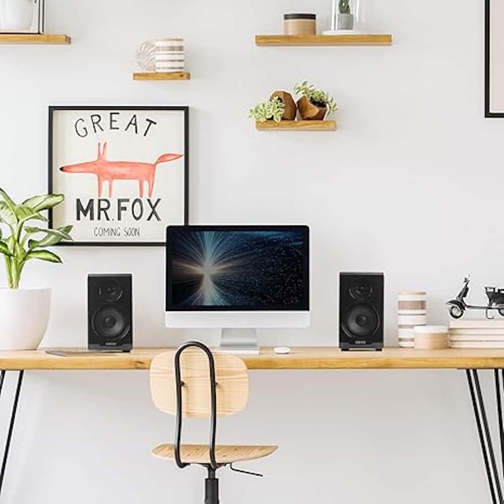 Edifier - R33BT 10W Bluetooth Bookshelf Speakers (Pair) - Black