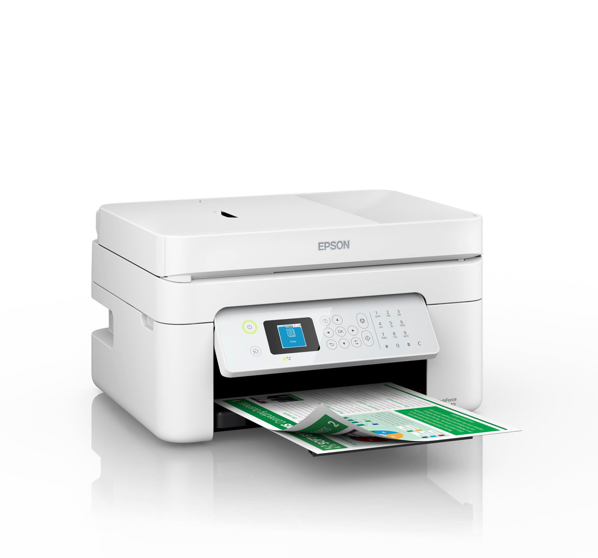 Epson - WorkForce WF-2940 Wireless All-in-One Inkjet Printer - White