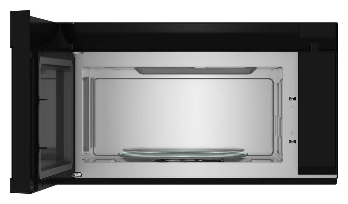 Whirlpool - 2.1 cu. ft. Microwave Hood with Sensor Cooking and AccuPop - Black Stainless Steel