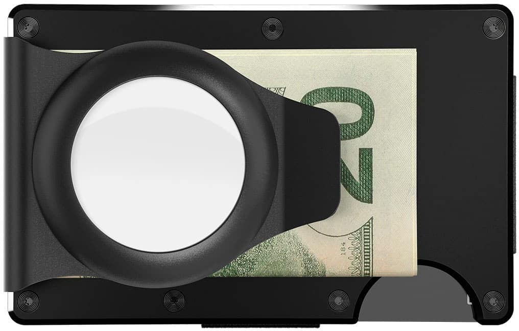 The Ridge Wallet - AirTag Money Clip - Black