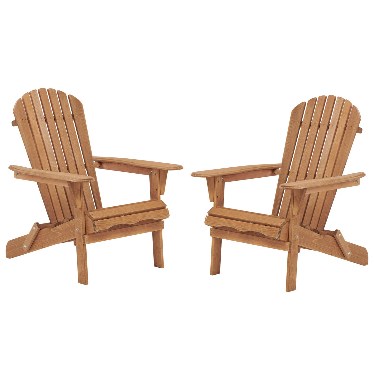 Sillón de jardín Adirondack plegable de gran tamaño, Silla de patio para jardín