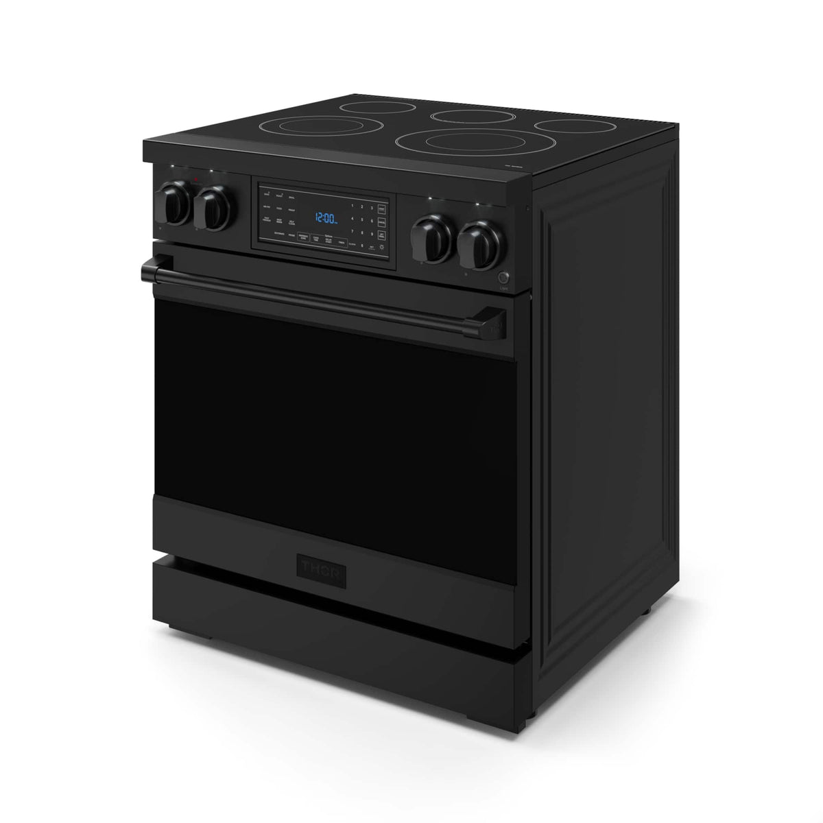 30 in. Wide 5 Elements Gordon Ramsay Series by Thor Kitchen 4.55 Cu. Ft Freestanding Electric Range - Black