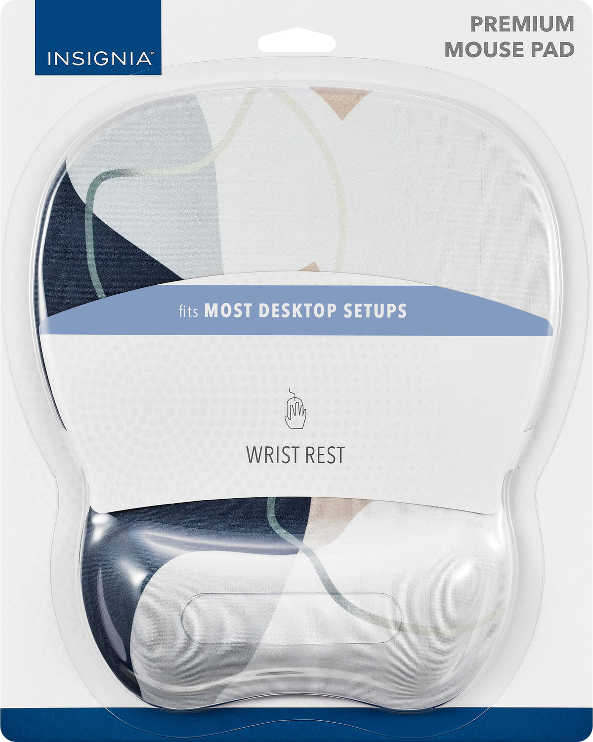 Insignia™ - Premium Mouse Pad with Wrist Rest - Natural