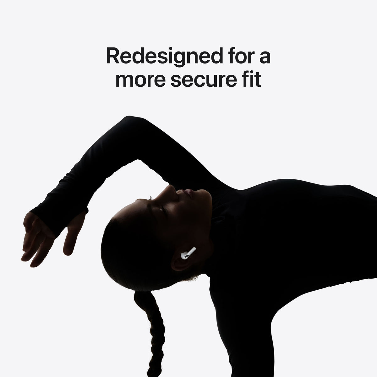 Apple - AirPods Pro 3, Wireless Active Noise Cancelling Earbuds with Heart Rate Sensing Feature - White