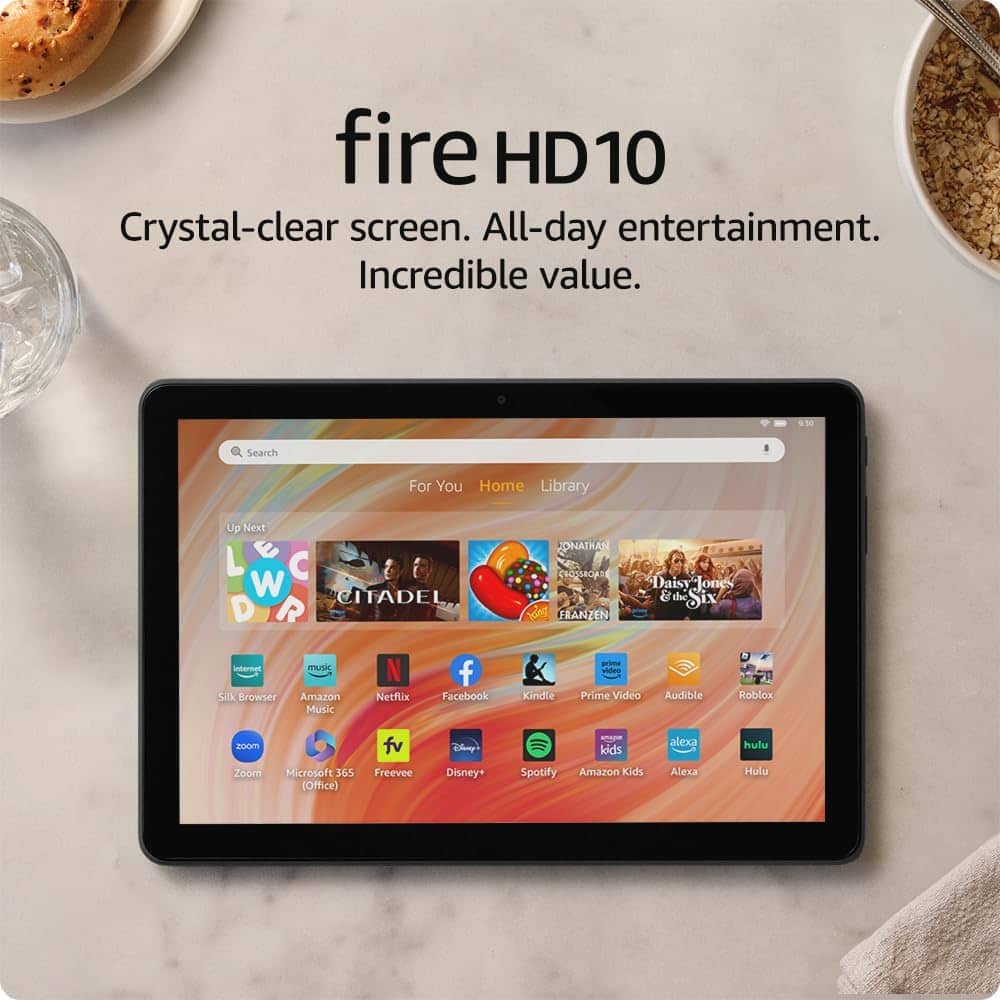 Amazon - Fire HD 10 - 10.1" Tablet (2023 Release) - 32GB with Wi-Fi - Black
