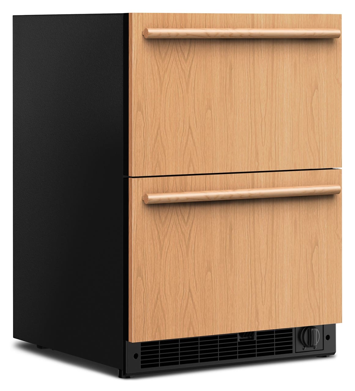 KitchenAid - 4.2 Cu. Ft. Undercounter Double-Drawer Refrigerator/Freezer - Custom Panel Ready
