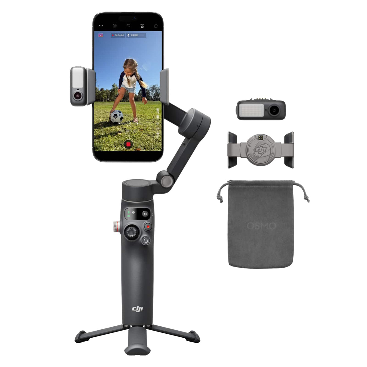 DJI - Osmo Mobile 8 Phone Gimbal Stabilizer - Black