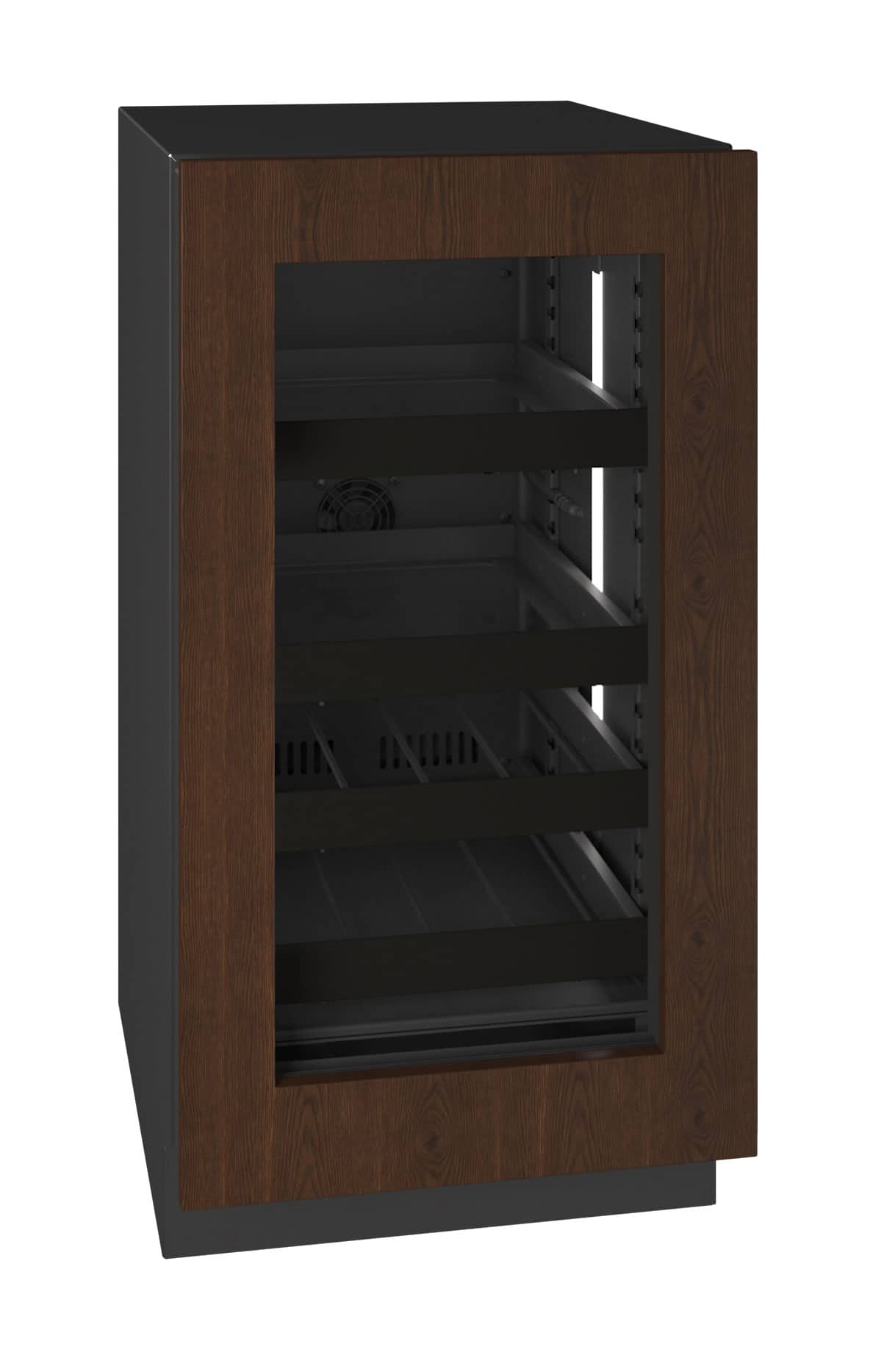 U-Line - 18"W. 3.5 Cu.Ft. Built-In Beverage Center - Panel Ready Frame/Glass - Integrated Frame