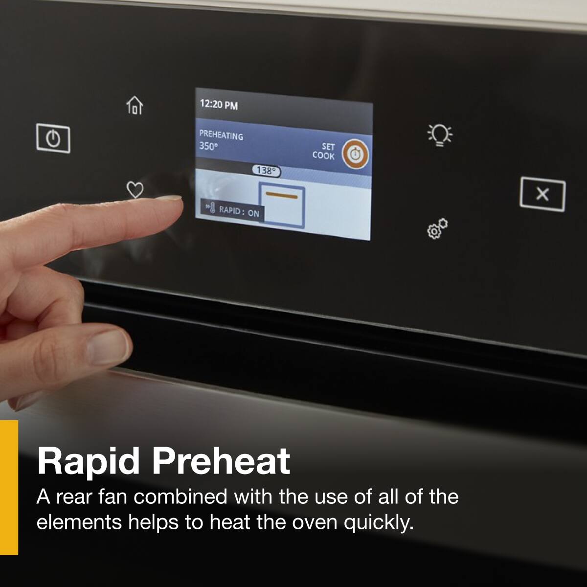 Whirlpool - 4.3 Cu. Ft. Single Wall Oven with Air Fry When Connected .- Fingerprint Resistant - Stainless Steel