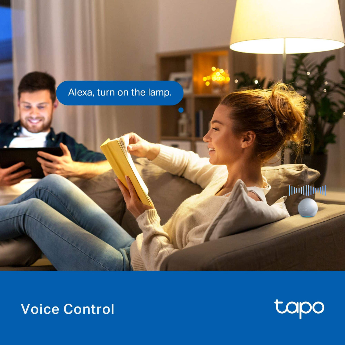 TP-Link - Tapo P316M Smart Power Strip with 6 Individually Controlled Smart Outlets & 3 USB Ports with Surge Protection - White