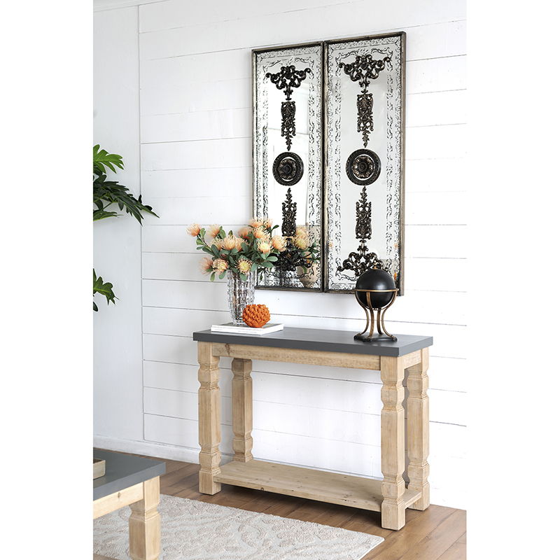Rustic And Modern Console Table