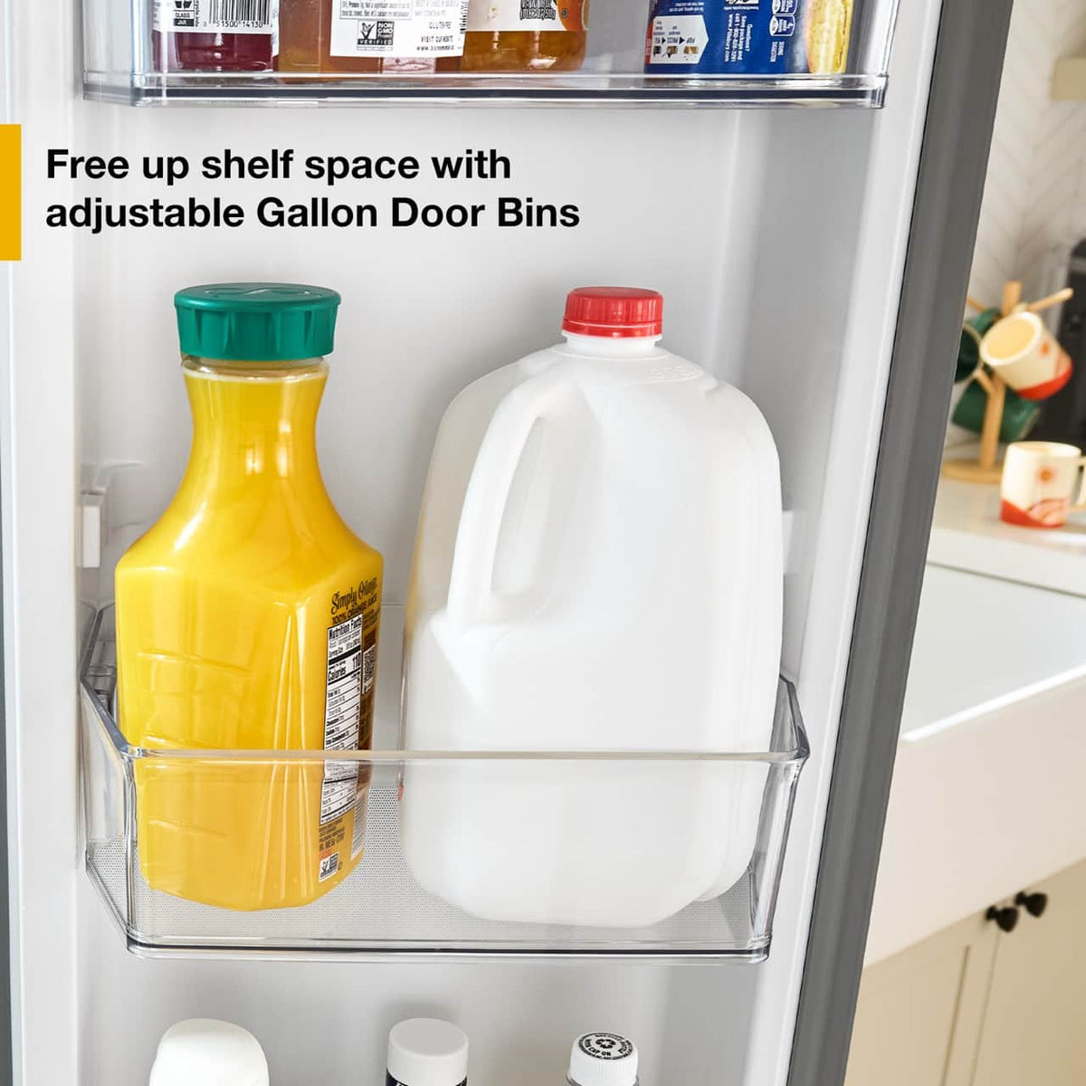 Whirlpool - 36 in. Wide 29 cu. ft. Family-Sized Capacity French Door Refrigerator with Flexible Temperature Drawer - Print Resist Blk Stnlss